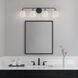 Norah 4 Light 32 inch Matte Black Vanity Light Wall Light